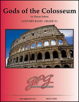 Gods of the Colosseum Concert Band sheet music cover